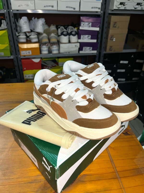 Puma 180 Blanco Marron🤍🤎 - Image 4