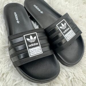 Ojotas Adidas Negras con Blanco🖤🤍